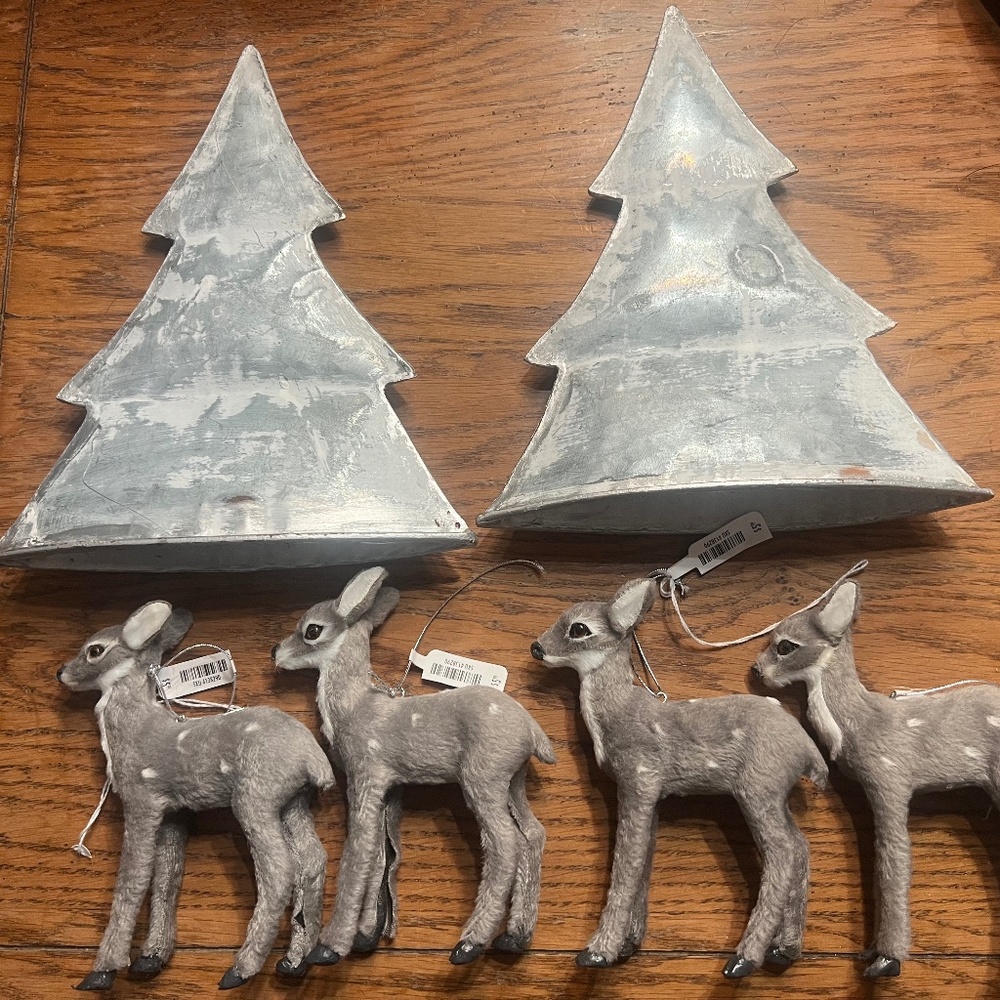 Christmas Trees With Deer